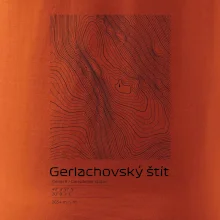Gerlachovský štít - vrstevnice v obdélníku