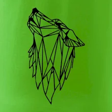 Geometrie - vlk - vyjící