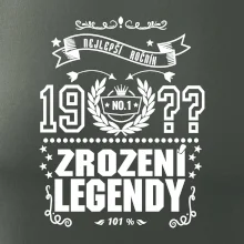 Zrození legendy - pro všechny - vlastní letopočet Zrození legendy - pro všechny - vlastní letopočet