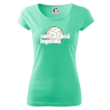 Volejbalová legenda - bílé písmo