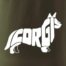 Corgi - nápis v těle