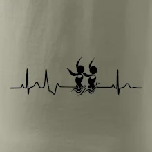 EKG synchronizované plavání