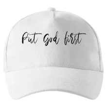 Put God first psací nápis