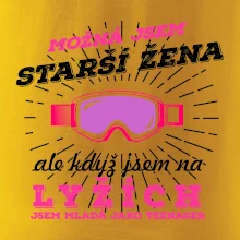 Lyže - možná jsem starší žena