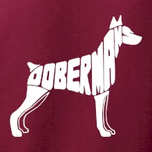 Dobrmans - nápis v tělě