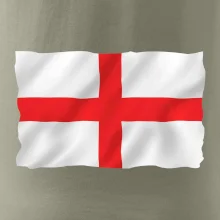 Anglická vlajka vlající