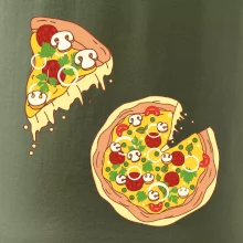 Pizza + Pizza kousek