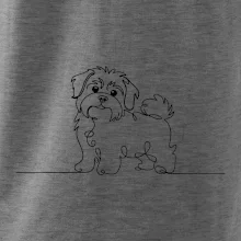 Havanský psík linka jedním tahem