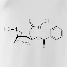Molekulární struktura Cocaine Kokain