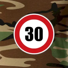 Dopravní značka - omezení rychlosti 30
