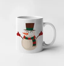 Vánoční sněhulák