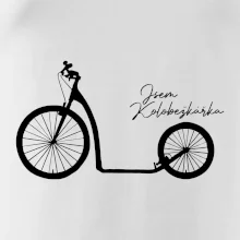 Jsem koloběžkářka velké a malé kolo