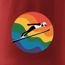 Skokan na lyžích v kruhu