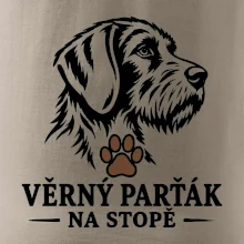 Věrný parťák na stopě lovecký pes