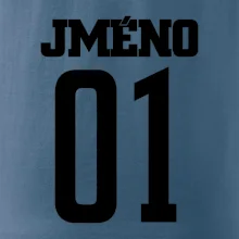Florbalový  dres - vlastní jméno a číslo
