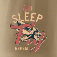 Eat Sleep Fly Repeat letadlo Eat Sleep Fly Repeat letadlo