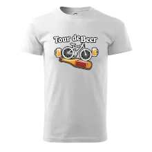 Tour de beer - kolo - pivo a nápis na zádech