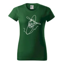 Kajak  ze shora jedním tahem