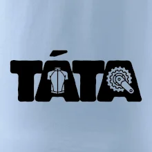 Táta nápis - cyklista