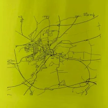 Černobílá mapa Cerhovice 267 61