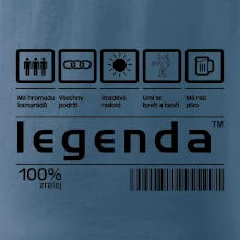 Čárový kód - Legenda