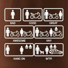 Moto holka rodina
