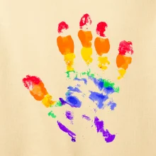 LGBT hand print
