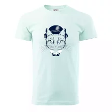 Kočka hipster s kloboukem