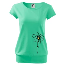 Kopretina - dole na výšku