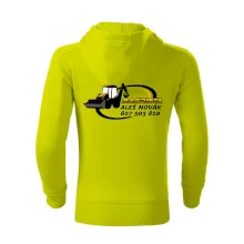 Bagrista v kruhu - vlastní nápis