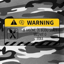 Warning mluvení - Jídlo
