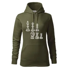 Šachové figurky kreslené