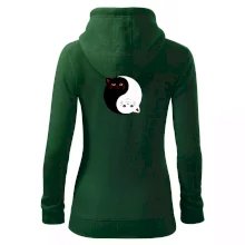 Kočky jin jang barevné