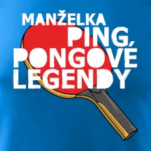 Manželka ping pongové legendy