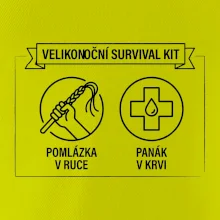 Velikonoční survival kit Pomlázka v ruce, panák v krvi