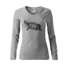 Tužkou kreslená želva