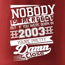 Nobody is perfect - 2003