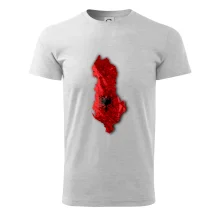 Mapa Albánie reliéf hor