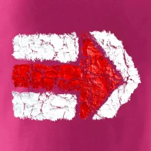 Párová turistická značka  červená