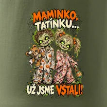 Zombie děti maminko tatínku už jsme vstali