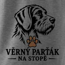 Věrný parťák na stopě lovecký pes