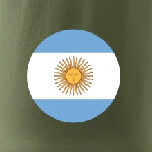 Argentina vlajka kulatá