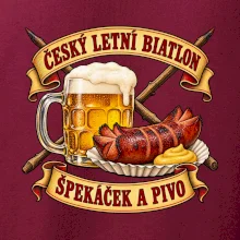 Český letní biatlon špekáček a pivo