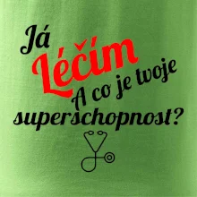 Já léčím - tvoje superschopnost? Šikmý nápis