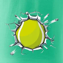 Tenisový míč v triku