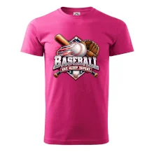 Baseballová pálka s rukavicí eat sleep repeat