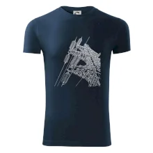 Nákres stožáru vysokého napětí