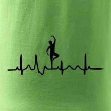 EKG tanečník muž