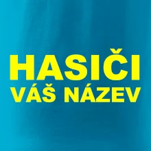 Hasiči - žlutý nápis - váš název sboru