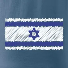 Vlajka Izrael kreslená